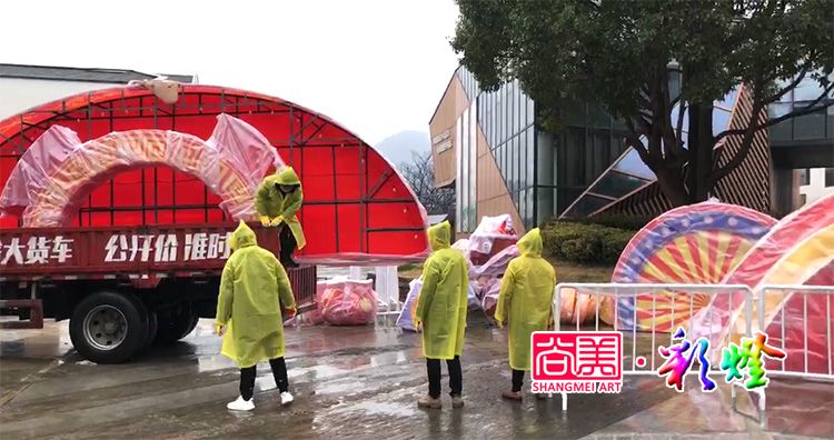 2022年春節(jié)蘇州彩燈——跨越2400公里，運輸彩燈到甲方指定安裝地